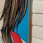 Vintage Ikea Pop Art Poster, Sssshhh, Deborah Azzopardi thumbnail 6