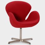 Officenow Fauteuil, Rood, Draaibaar Onderstel thumbnail 2