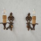 Vintage Messing Hollywood Regency Wandlampjes Bedlampjes 01 thumbnail 2