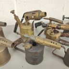 Collectie Van 8 Messing Soldeer Branders thumbnail 4
