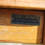 Antiek Houten Bureau Blikman & Sartorius thumbnail 4