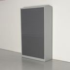 Kinnarps Roldeurkast, Aluminium, 198 X 120 Cm, Incl. 4 Legborden thumbnail 2