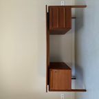 Vintage Teak Houten Bureau thumbnail 12