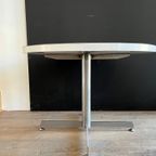 Witte Salontafel Met Metalen Onderstel thumbnail 3