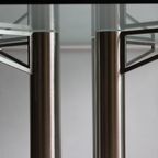 Postmodern Steel Tube Dining Table, 1990s thumbnail 3