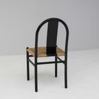 Set Black Chairs With Rotan Seating thumbnail 7