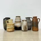 Set Of 6 Scheurich West Germany Vases , 1970S thumbnail 5