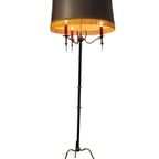 Vintage 'Gouden' Staanlamp Met Franjes thumbnail 10