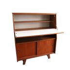 Vintage Wandkast/Secretaire Teak Fineer, Jaren '60/'70 thumbnail 3