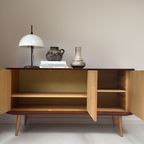 Vintage Houten Dressoir Met 3 Deurtjes Van Brantorps thumbnail 5
