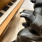 Vintage 2delig Jazz Beeld: Pianospeler En Piano thumbnail 7