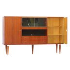 Vintage Highboard Buffetkast Dressoir In Teak, 1960S thumbnail 8