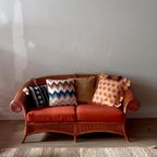 Rotan Bamboe Loungeset Bank Fauteuils Design Vintage thumbnail 11