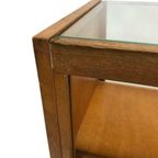 Antieke Winkel Vitrine Toonbank Met Schuifdeuren, Jaren 50 thumbnail 13