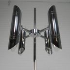 Mid-Century Vintage Space Age Chromen, Staande Lamp, Jaren 60 thumbnail 8