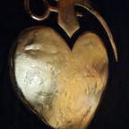 Lovegrenade 23Ct Goud Verguld Kunstwerk In Lijst thumbnail 2