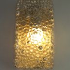 Vintage Jaren ’70 Plafonniere/ Design Wandlamp Met Bubbelglas thumbnail 4