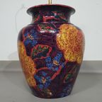 Hand - Turned Ceramic / Glazed Vase Lamp Holders 70s ( Most Likely French ) Height / Vase 40 Cm D thumbnail 8