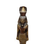 Vintage Bronzen Farao Beeld thumbnail 9