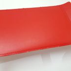 4 Krukken Rood Tuig Leer | Chroom | Marcel Breuer thumbnail 8