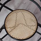 2X Vintage Postmodern Buisframe Stoel Met Webbing Zitting. thumbnail 13