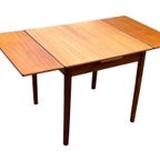 Vintage Eettafel Table Teak Fineer Jaren 60 Uitschuifbaar thumbnail 3