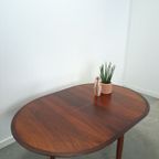 Vintage Design Uitschuifbare Palissander Lübke Ronde Tafel thumbnail 10