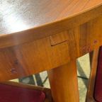 Vintage Carl Malmsten Mixed Wood Table And 4 Chairs thumbnail 9