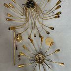 Vintage Brass Italian Sputnik Chandelier thumbnail 7