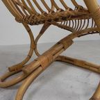 Bamboe Fauteuil, Door Tito Agnoli, Jaren 60 thumbnail 21