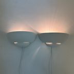 Pair Of Vintage Ikea Ceramic Wall Lamps , 1970’S thumbnail 3