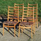 Vintage Houten Ladder Stoelen thumbnail 3