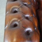 Prachtige Engelse Bruine Rundleren Chesterfield Clubfauteuil Met Uitmuntende Kleuren thumbnail 8