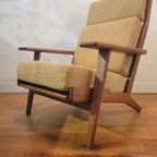 Fauteuil Ge290A Van Hans J. Wegner Voor Getama In Eiken thumbnail 21