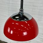 Rode Space Age Hanglamp Van Cosack Leuchten thumbnail 5