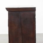 Elegante Vroeg 18e Eeuwse Antieke Engelse Ladekast/ Commode Gemaakt Van Eikenhout Met 5 Lades thumbnail 7