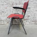 4 Vintage Eettafelstoelen Met Armleuningen thumbnail 17