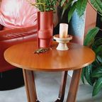 Art Deco Bijzettafel Hout Vintage thumbnail 15