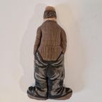Antieke Charly Chaplin Doll Oude Pop Engels thumbnail 3