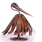 Metal Pelican Sculpture thumbnail 2