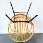 Vintage 60S Rattan Fauteuil Rohé Noordwolde / Gebroeders Jonkers - Design Dirk Van Sliedregt thumbnail 2