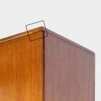 Grote 5-deurs Vintage Design Kledingkast In Teak, Jaren 60 thumbnail 9