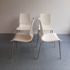 Marco Maran For Knoll – Gigi Chairs White, Set Of 8 thumbnail 2