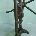 Antieke Wolhaspel/wolwinder (bijzonder Interieur-decoratie-item) thumbnail 6
