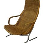 Vintage Rotan Fauteuil - Dirk Van Sliedregt Jaren 60 Design thumbnail 13