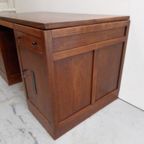 Vintage Eiken Bureau Amsterdamse School thumbnail 9