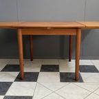 Teak Extendable Dining Table 1960S thumbnail 4