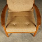 Vintage Fauteuil – Eikenhout – Scandinavië – Jaren 60 thumbnail 8