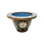 Vintage Chinees Cloisonne Bloempot thumbnail 2
