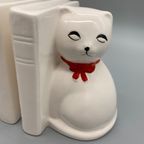 Vintage Boekensteunen Katten Keramiek thumbnail 4